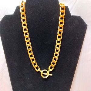 Exquisite handmade 24k gold chocker necklace